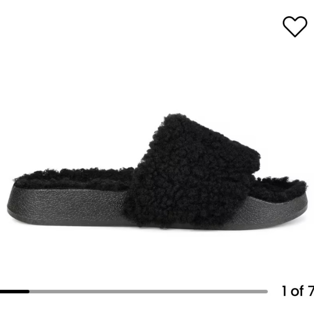 WOMEN'S JOURNEE
COLLECTION HAIMI COZY
SLIDE SANDALS nwt